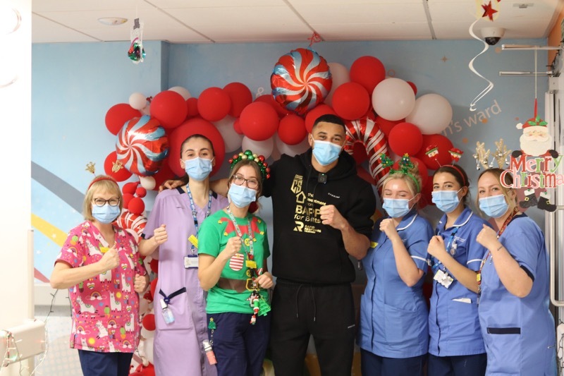 Other image for Callum keeps promise to visit hospital